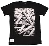 Bullet Riddled S/S Guys T-shirt in Faded Black by Cardboard Robot