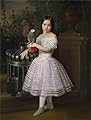 'Esquivel Y Suarez De Urbina Antonio Maria Rafaela Flores Calderon As A Girl ' Oil Painting, 10 X 13 Inch / 25 X 34 Cm ,printed On Perfect Effect Canvas ,this Beautiful Art Decorative Prints On Canvas Is Perfectly Suitalbe For Gym Gallery Art And Home Gal