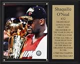 Shaquille O'Neal Sublimated 12x15 Plaque | Details: Miami Heat, 2006 NBA Champions