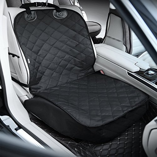 Xcellent Global Pet Car Seat Cover for Bucket Seats with Dog Seat Belt