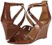 Nine West Women's Champayne Leather Wedge Sandal