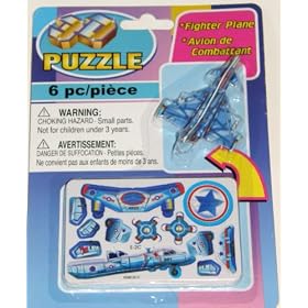 Fighter Plane 3D Puzzle Card Model Kit from Books Airplane