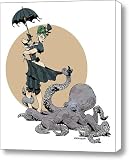 otto by the sea Canvas Print / Canvas Art - Artist Brian Kesinger