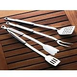 Review Rosle USA 12363 / Rosle Grill/Buffet Barbecue 3 piece Set, Set includes Tongs, Turner, Fork