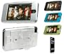 1st and 2nd Genration Apple iPod Touch MP3 Video 8gb 16gb Premium Aluminum Carrying Case with Belt Clip Video Stand and Screen Protector - 4 Color Options