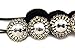 Rhinestone Beaded Elastic Headband with Clear and Dark Crystals Fashion Hair Accessory