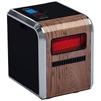 RedCore 1500 Infrared Indoor Heater with Air Purifier and Humidifier, Dark Woodgrain