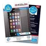 atFoliX FX-Clear Displayschutzfolie f�r Apple iPhone 5 (2er SET: 2 x Vorder- und 2 x dreiteilige R�ckseite) Displayschutz Folie kristallklar! H�chste Qualit�t - Made in Germany!
