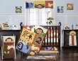 Kids Line Jungle 1-2-3 Six Piece Crib Bedding Set