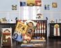 Kids Line Jungle 1-2-3 Six Piece Crib Bedding Set