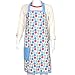 Kadambaby - Blue polkas printed Kids Apron ( 3-6 years), Apron for boys, painting aprons for boy, premium boy aprons RS.450.00