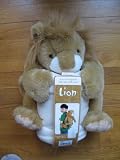 Plush Lion Backpack with Fleece Throw