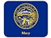 US State Flag - Macy, Nebraska (NE) Mouse Pad