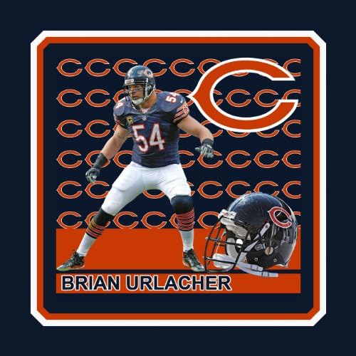 NFL Biggshots Bedding - Chicago Bears Brian Urlacher Toss Pillow, 18-Inch