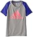 adidas Big Girls' Climalite Short Sleeve Raglan Tee Shirt