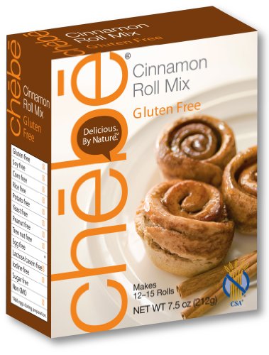 Chebe Bread Cinnamon Roll Mix, Gluten Free, 7.5-Ounce Bags (Pack of 8)