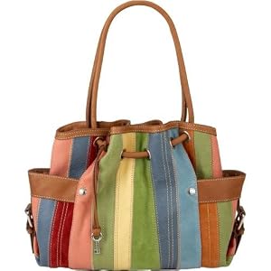 Fossil Castille Stripe Ring Satchel