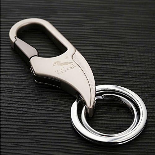 GOBLIN Crescent Argent Dual Key Ring Premium Key Chain