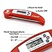 Funkychef® 2016 Model Meat Thermometer Instant Read For Cooking All Food Poultry Chicken Turkey Liquid BBQ Candy Grill Smoker Cooking And Kitchen Digital LCD Screen Long Probe Lifetime Guarantee