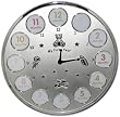 * ' My First Year ' Clock Photo Frame Babys First Birthday Christening Gift - Holds 12 photos *