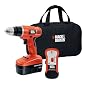 Black & Decker GCO18SFB 18-Volt Ni-Cad 1/2-Inch Cordless Drill/Driver with Storage Bag and Stud Sensor