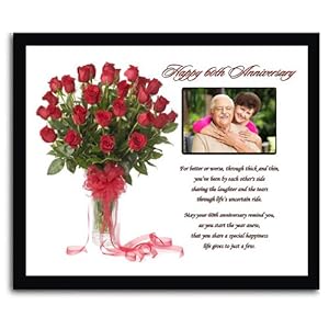 Anniversary wedding picture frame