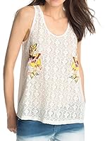 edc by Esprit Top embro tank (Crudo)