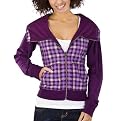 Mossimo Supply Co. Juniors Hoodie - Milan Purple Plaid