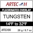 ARTECH Tungsten Pure Fluorinated Ski Wax: Warm Temperature Formula: 20 grams