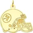 14K Gold NFL Pittsburgh Steelers Football Helmet Charm