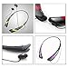Universal Bluetooth Neckband Headphones S Gear -HV-Digitial 800 Wireless Headset Sweatproof Running Gym Exercise Stereo Earphones Noise Cancelling Earbuds Cordless BlackYellow