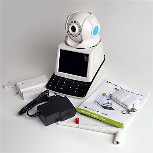 Wi-Fi IP Video Phone Camera Alarm System APP Remote Control Facetime Video Call (White Color)