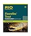 RIO Fly Fishing Trout 9' 6X Fishing Leaders, Clear