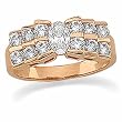 18K Rose Gold Oval Shape Diamond Engagement Ring - 0.85 Ct.