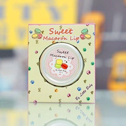 2 X Sweet Macaron Reduce Organ Lip UVB SPF 15 White Pink Lips By Little Baby 10 G. [Get Free Tomato Facial Mask]
