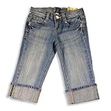 Jade - Girls Capri Pants, Denim Blue