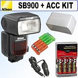 Nikon SB-900 AF Speedlight Flash + Accessory Kit