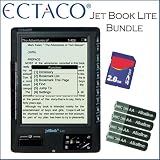 Ectaco jetBook Lite eBook Reader With 2GB SD Memory Card And AA Alkaline Batteries 4 Pack