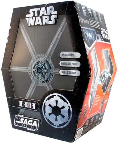 Star Wars Saga Collection TIE Fighter with Larger Scale Wings 2006 Exclusive Vehicle