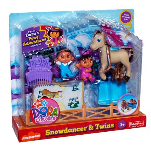 Dora The Explorer Snowdancer & Twins Pony Adventure New