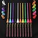 Liquid Chalk Markers Bundle: 10 smooth Paint Pens + 8 Chalkboard Labels - Fine Chisel & Bullet Tip for each Pen Marker - Charming results on: Window, Glass, non-porous Blackboards, Chalkboards & More - Fluorescent & White Wet Ink for Kids - Broad point for drawing