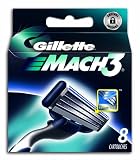 Gillette - 80201233 - Mach3 - Pack de 8 Lames