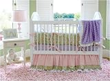 Flowers Lilac White Circles Extra Fitted Sheet