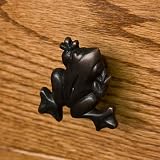 Solid Brass Frog Cabinet Knob - Oil Rubbed Bronze