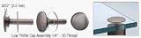 CRL Gun Metal Low Profile Standoff Cap Assembly for 3/4 Standoff Bases