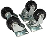 StarTech.com Caster Kit for Open Frame Rack 4POSTCASTER