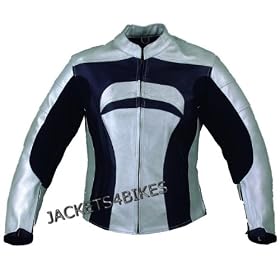 NEW WOMENS BIKER LEATHER MOTORCYCLE ARMOR JACKET