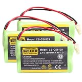 3-Pack Premium truCELL High-Capacity Cordless Phone Replacement Battery for Vtech BT175242 and BT275242 and More