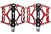 RockBros Bike Pedals Cycling Sealed Bearing Pedals (Red)
