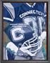 Univ of Connecticut Helmet Series - Wall Framed Canvas Art Print - Connecticut Huskies - UConn
